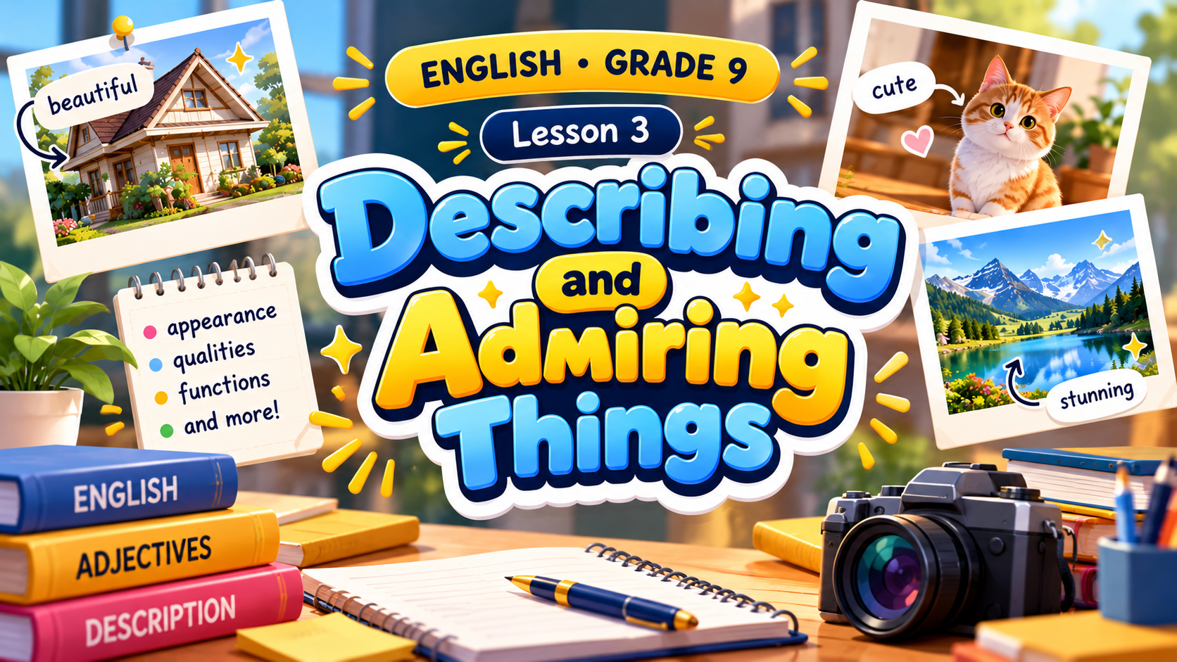 Thumbnail Describing and Admiring Things